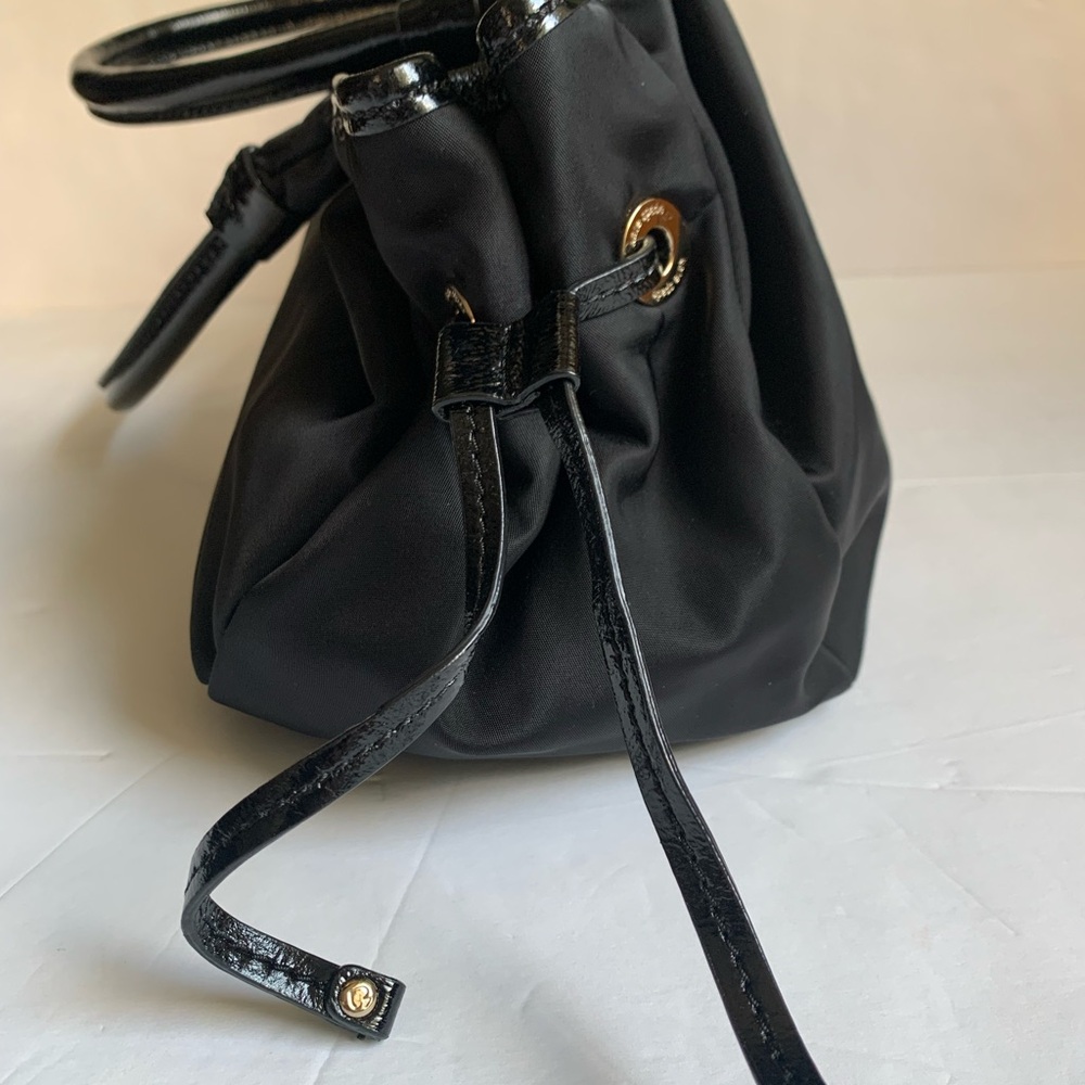 Kate Spade New York Small Shoulder Black Nylon & Leather Handbag - Picture 3 of 13